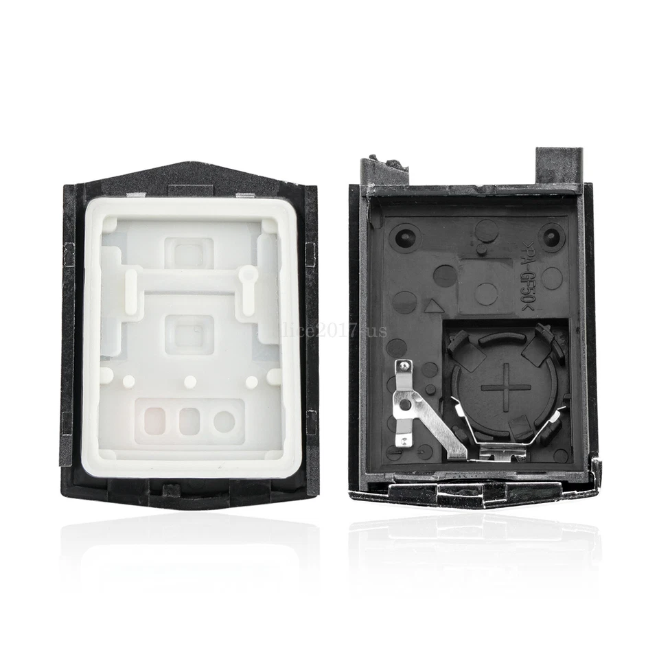 2 para 2006 2007 2008 2009 2010 2011 2012 Mazda 5 controle remoto chaveiro estojo sem cortes - Imagem 4 de 4