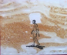 Serigraphy by Andrés Montalvan Cuellar, Untitled original signed