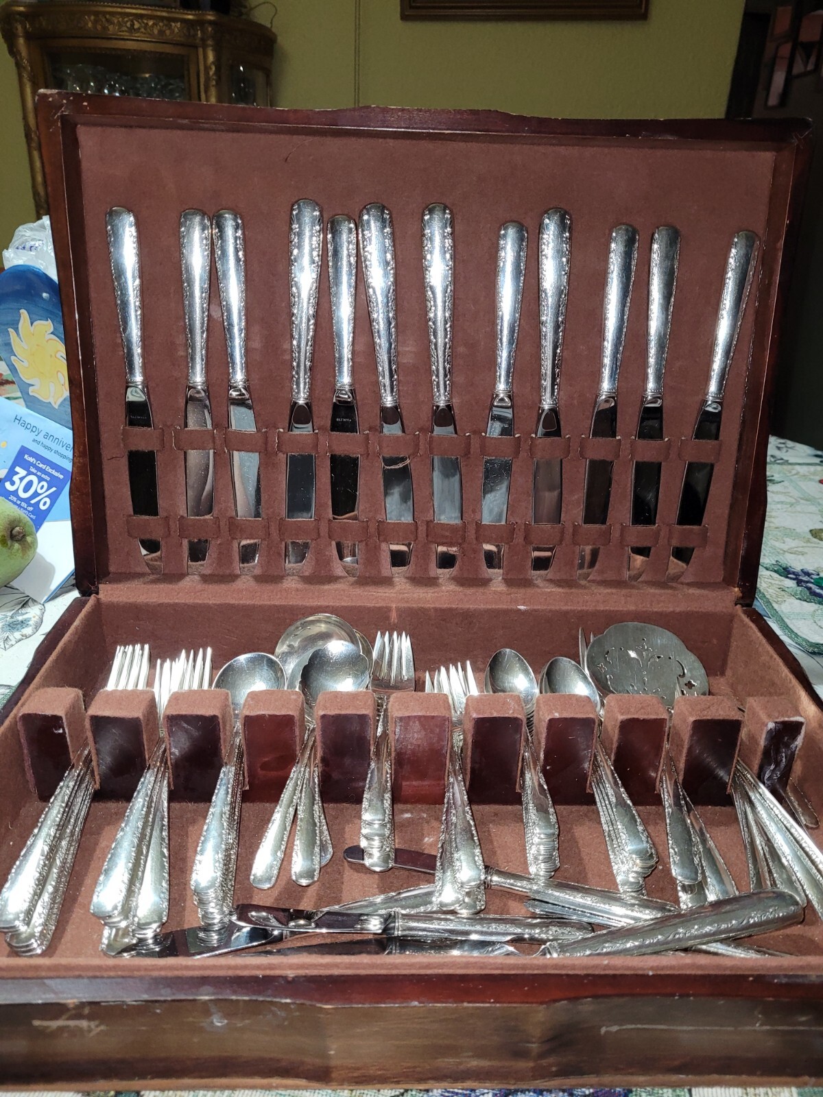 camellia-by-gorham-sterling-silver-flatware-set-of-91pcs-ebay