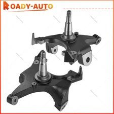 Pair 2" Drop Lowering Spindles For 88-98 Chevy GMC C1500 C2500 Suburban 2WD Only