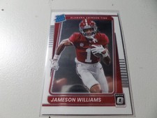 Jameson Williams 2022 PANINI CHRONICLES DONRUSS OPTIC DRAFT PICKS RC #14 LIONS