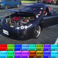 Multi-color Led Angel Eyes Halo Rings Kit For Hyundai Tiburon Gk Fl2 2007-2008 Multi-color Led Angel Eyes Halo Rings Kit For Hyundai Tiburon Gk Fl2 2007-2008
