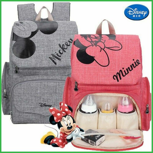 Diaper Bag Zaino Topolino Baby Minnie Mouse Grande capacità L'ALLATTAMENTO  MAMMA | eBay