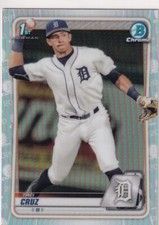 2020 BOWMAN CHROME REFRACTORS 1ST RC TREI CRUZ DETROIT TIGERS FIRST BZ-3549