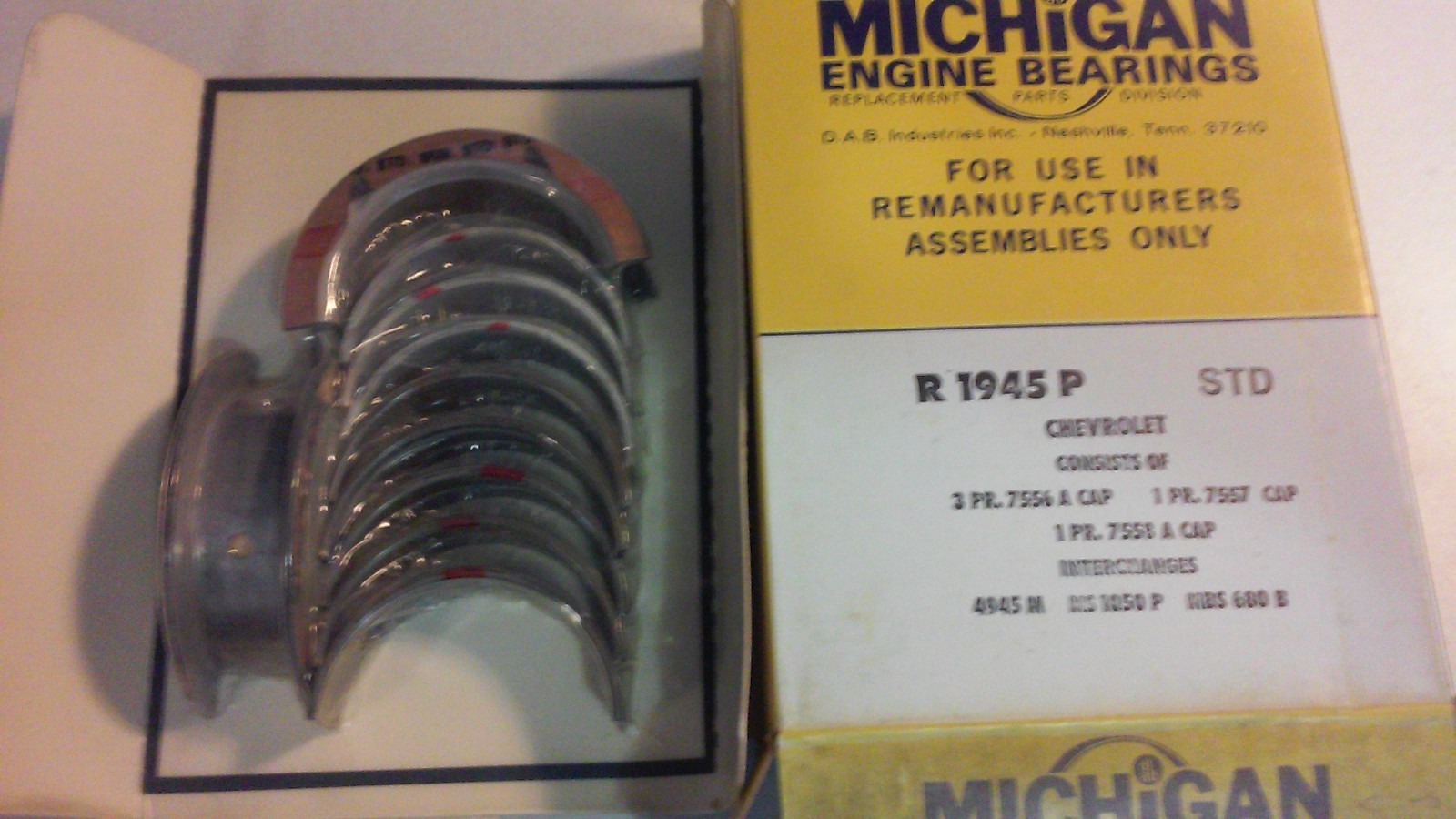 1945P STD. Michigan Engine Bearing Main Bearings (MS1050P) eBay