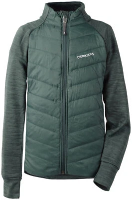 Didriksons Hybridjacke Jacke Jonas Boy's Hybrid Jacket dunkelgrün elastisch - Bild 1 von 4
