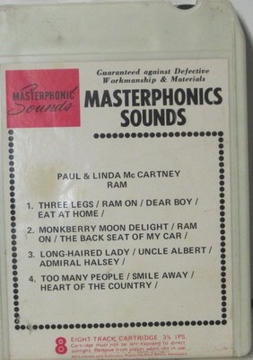 Paul Linda Mccartney Ram 8 Track Tape Ebay
