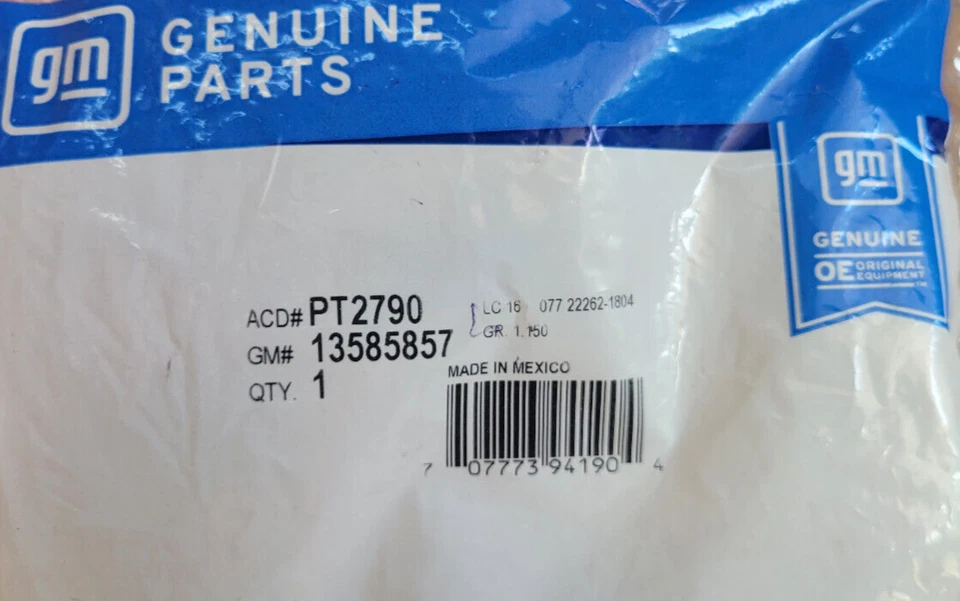 Разъем датчика температуры охлаждающей жидкости двигателя FWD ACDelco GM OE PT2790 CO - Изображение 2 из 2