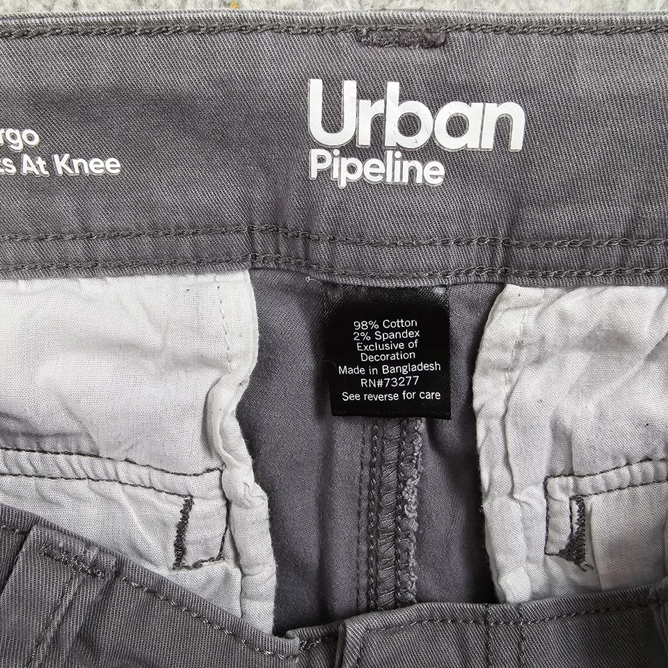 Pantalones Cortos Urban Pipeline Super Flex Carga Hombres 30 Gris Elastizados Patinador Golpes en la Rodilla Foto 3 de 4