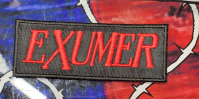 EMBROIDERED EXUMER THRASH METAL BAND PATCH (Made To Order)