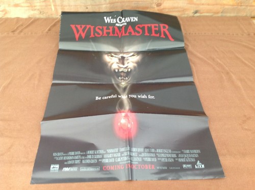 1997 Wishmaster Original Movie House Full Sheet Poster