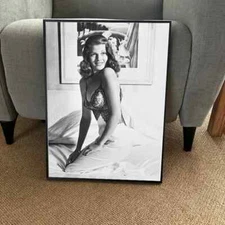 Rita Hayworth Vintage Print, Classic Hollywood Glamour Wall Art, Wall Decor