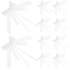 Coccarde Per Matrimonio Argento - 10 Pezzi, 16 Cm Per Regali E Decorazioni Nuziali