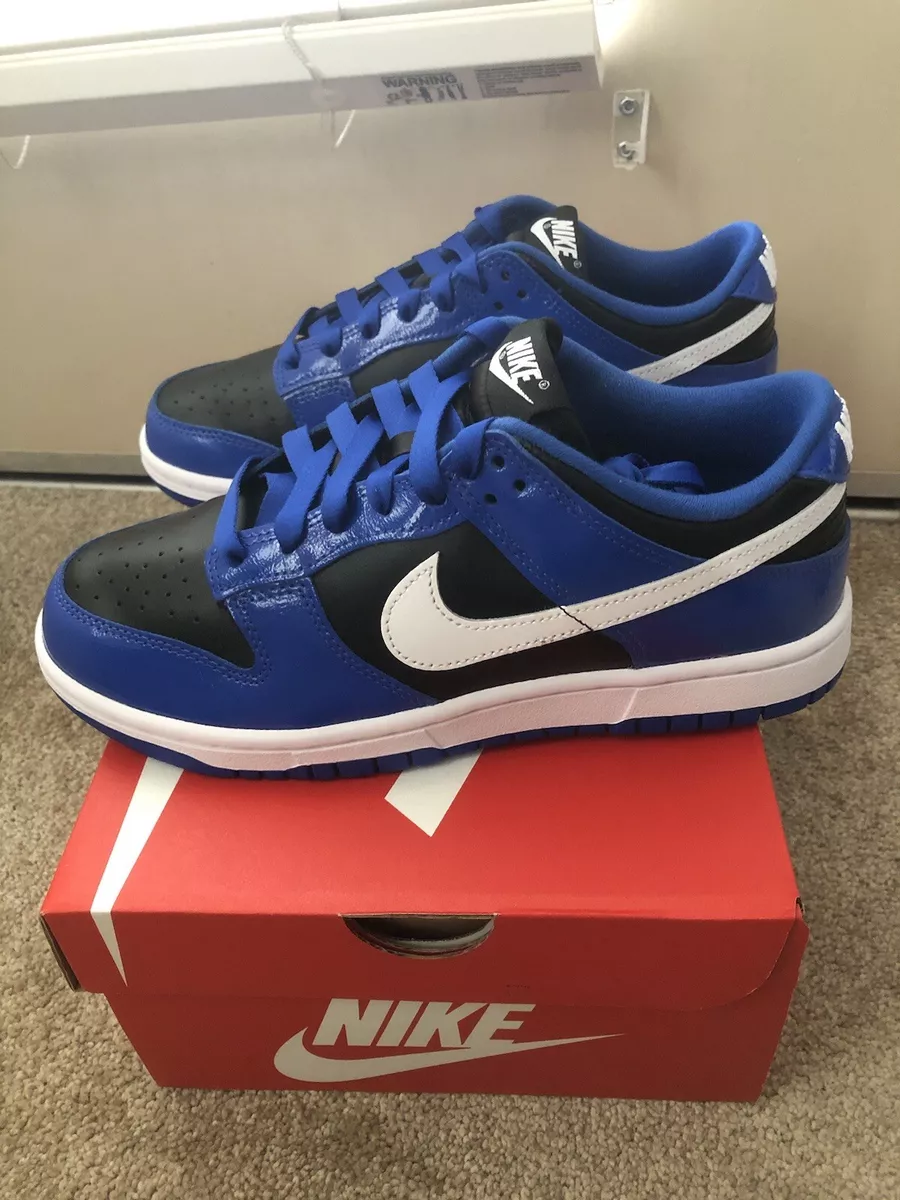 Nike Dunk Low ESS Game Royal Blue / Black / White DQ7576 400 Women’s Size  7.5