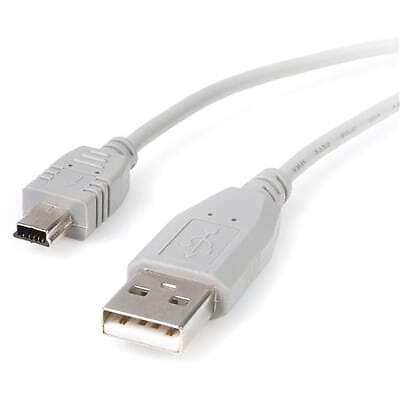 1pc STARTECH.COM USB2HABM1 1 ft Mini USB 2.0 Cable - A to Mini B -M/M - USB Cab