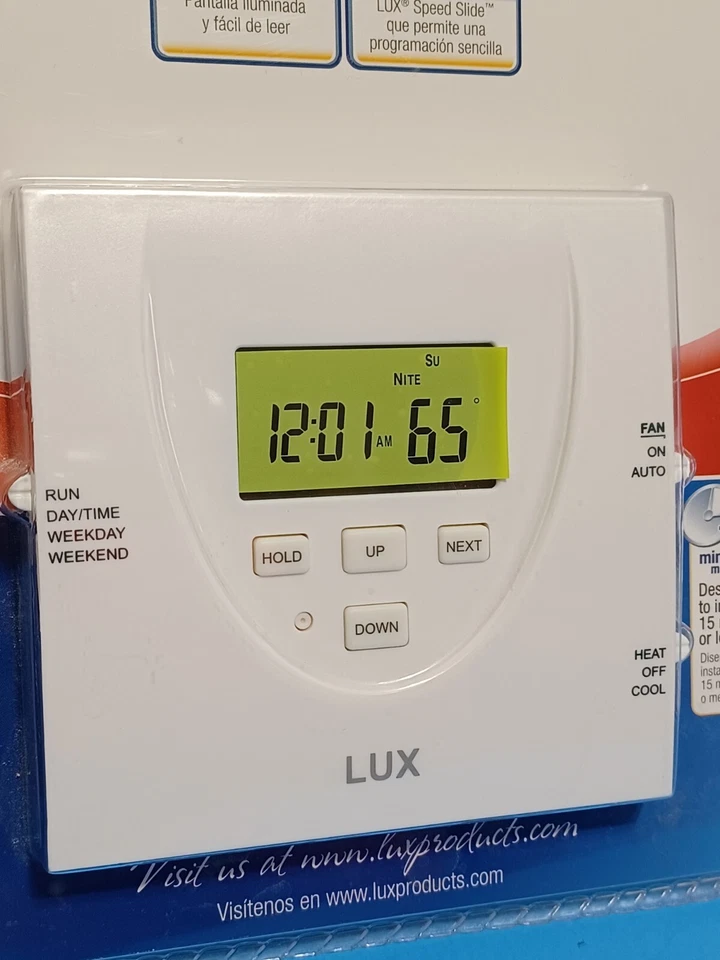 LUX LP0511D Smart Temp 5/2-day Programable Thermostat▪︎BRAND NEW SEALED - Image 3 of 4
