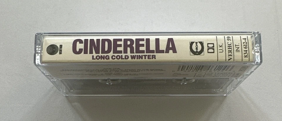 Cinderella - Long Cold Winter - Cassette Album Vertigo VERHC59 1988 Ex / M Con - Image 4 of 4