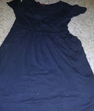 WOMENS/JR GIRLS FOREVER 21 SHIRT DRESS-SIZE MED-BLACK