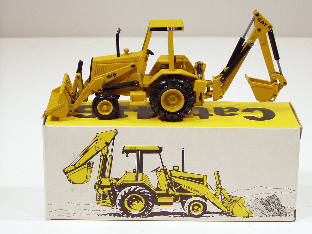 Caterpillar 416 Backhoe - o/c - 1/50 - NZG #285 - MIB | eBay