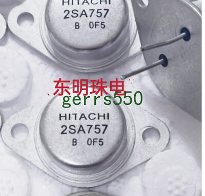 1 pcs New Hitachi 2SA757 gold-sealed transistor TO-3 triode