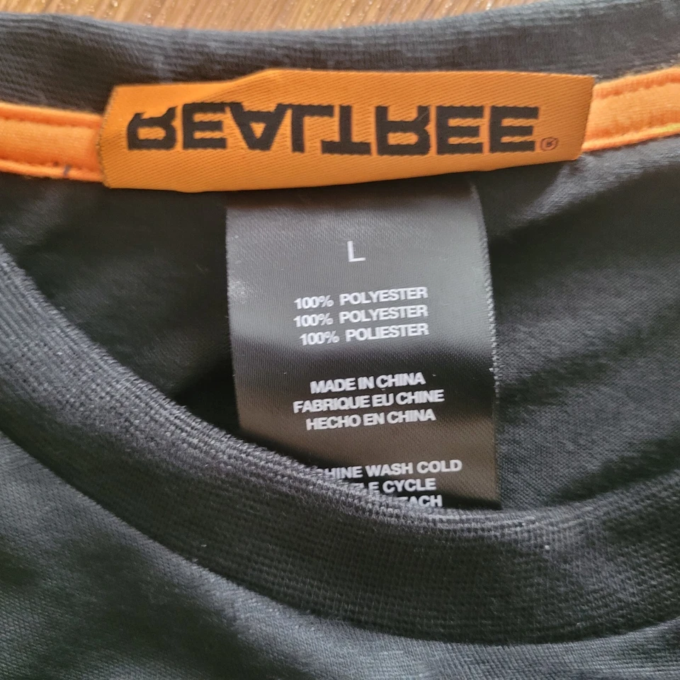 Realtree Black-Camo Long Sleeve Poly T-Shirt Men's L - Image 3 of 4