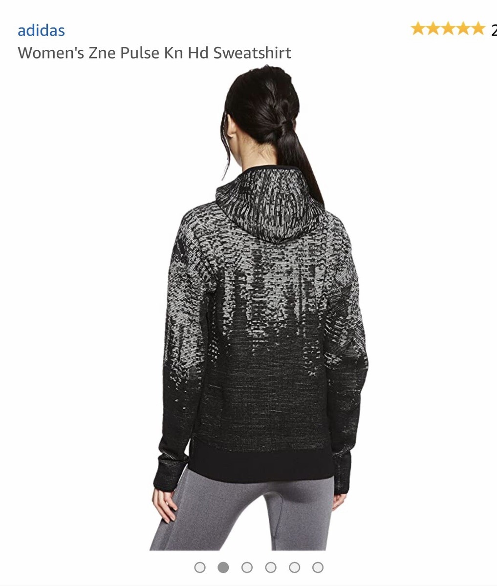 adidas Z.N.E. ZNE Pulse Knit Wool Black Hoodie Jacket S adidas Z.N.E. ZNE Pulse Knit Wool Black Hoodie Jacket S