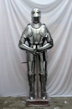 Medieval Knight Suit Of Armor Crusader Combat Full Body Wearable Armour