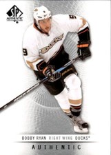 2012-13 SP Authentic Bobby Ryan #3 Anaheim Ducks