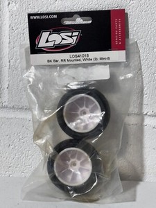 Losi Front or Rear Yellow Bk Bar Mounted Tires Mini-t 2.0 LOS41008