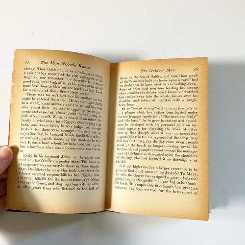 Der Mann, den niemand kennt Eine Entdeckung des wahren Jesus Bruce Barton 1949 Buch - Bild 9 von 21