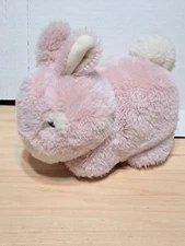 Animal Adventure Pink White Bunny Rabbit 7.5" Stuffed Animal Plush 2021 Easter