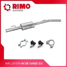 Renault Clio II 1.4 1.6 (1998-2010) Mittelschalldämpfer Auspuff Mit Montagesatz