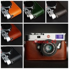 Mezza custodia fatta a mano per fotocamera Leica M10 M10R M10P inserto custodia in pelle TP