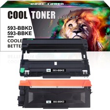 2 x Toner  Drum For Dell E310 E310DW E515DN E515DW E514DW 593-BBKD
