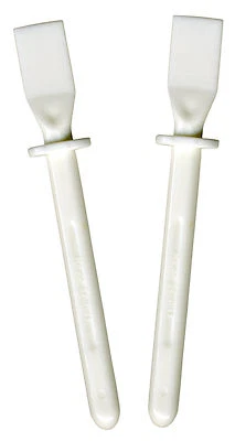 MAJOR BRUSH 50 x SPATOLE ARTIGIANALI SPARGIPASTA O SPARGIPASTA PLASTICA BIANCA, GLOY, PVA m/b