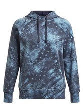 Under Armour Womens Freedom Rival Fashion Hoodie Sweatshirt 1379625 Blue L 65