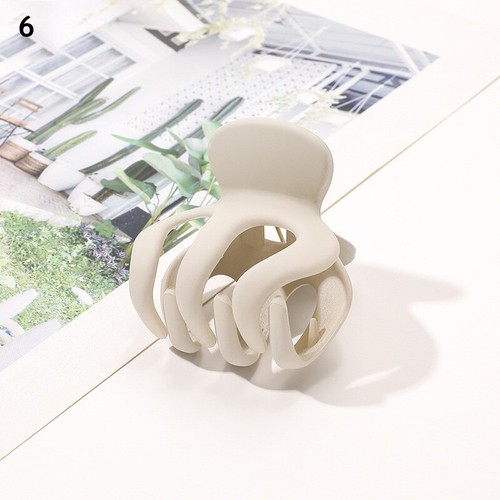 Hair Accessories Frosted Jelly Color Crab Hair Clip Morandi Acrylic Barrettes - Picture 16 of 23