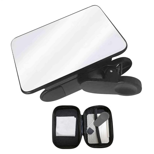 Smartphone Camera Mirror Reflection Clip Kit Cell Phone Camera Accessory - Photo 13 sur 14