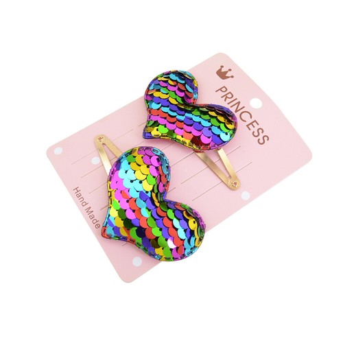 Adorable Colorful Baby Barrettes – Heart Clips – Star Clips – Crown Clips - Picture 2 of 12