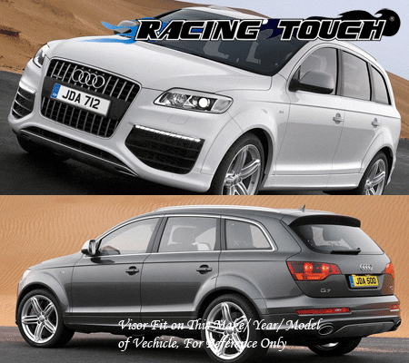 JDM Visors Deflector 4pcs Rain Guard Audi Q7 2005 2006 2007 2008 2009-2015 05-15 - Picture 7 of 7
