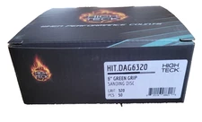 320 Grit 6" Sanding Discs H & L Green High Teck DAG6320 Box of 50 Discs