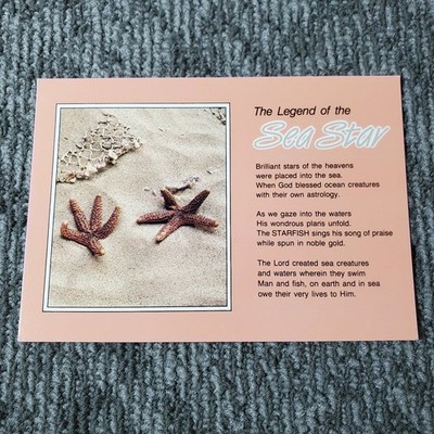 The Legend of the Sea Star Starfish Beach Postcard John Hinde Curteich