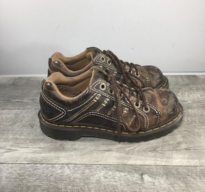 Doc Dr. Martens Keith Chucky Distressed Leather Men\'s Shoes Oxfords Sz UK 6 US 7 Dr. Martens Doc Mens 12083 Keith Style Brown Leather Lace to  main image 3