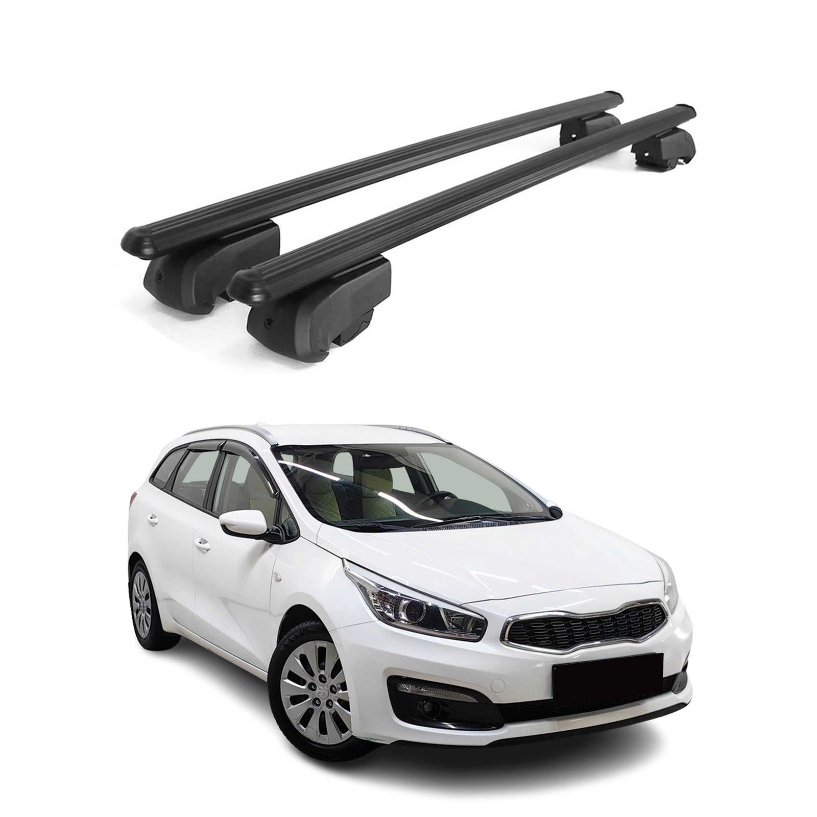 Barres de toit Kia Ceed Break pour transporter vos vélos