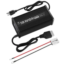 48V 10A LiFePO4 Battery Charger 58.4V Lithium Battery Smart Charger with