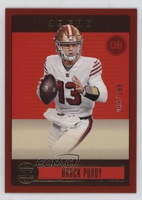 2023 Panini Legacy Red /299 Brock Purdy #85 1by6