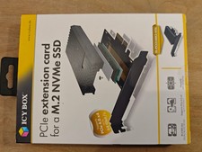ICY BOX IB-PCI214M2-HSL PCIe x4 Adattatore Scheda di Espansione M.2 M-Key M.2 NVMe SSD