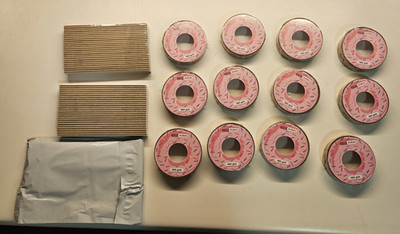 Popmam 180 Grit Tape (12 Rolls) + Staleks Pro 180/240 Nail Filers (Open - Box /