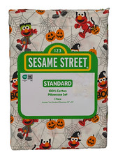 Sesame Street Halloween Theme Set of 2 Standard Pillowcases 100 Cotton