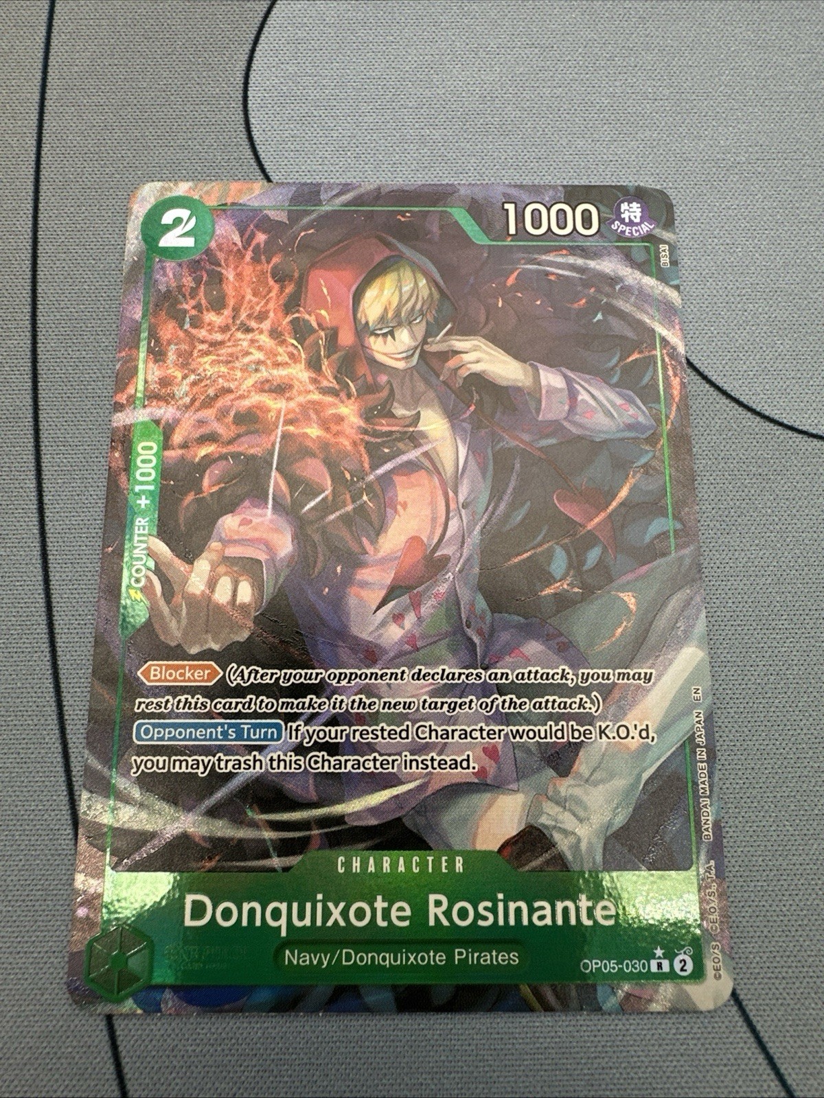 Donquixote Rosinante (Alternate Art) OP05-030 Premium Booster